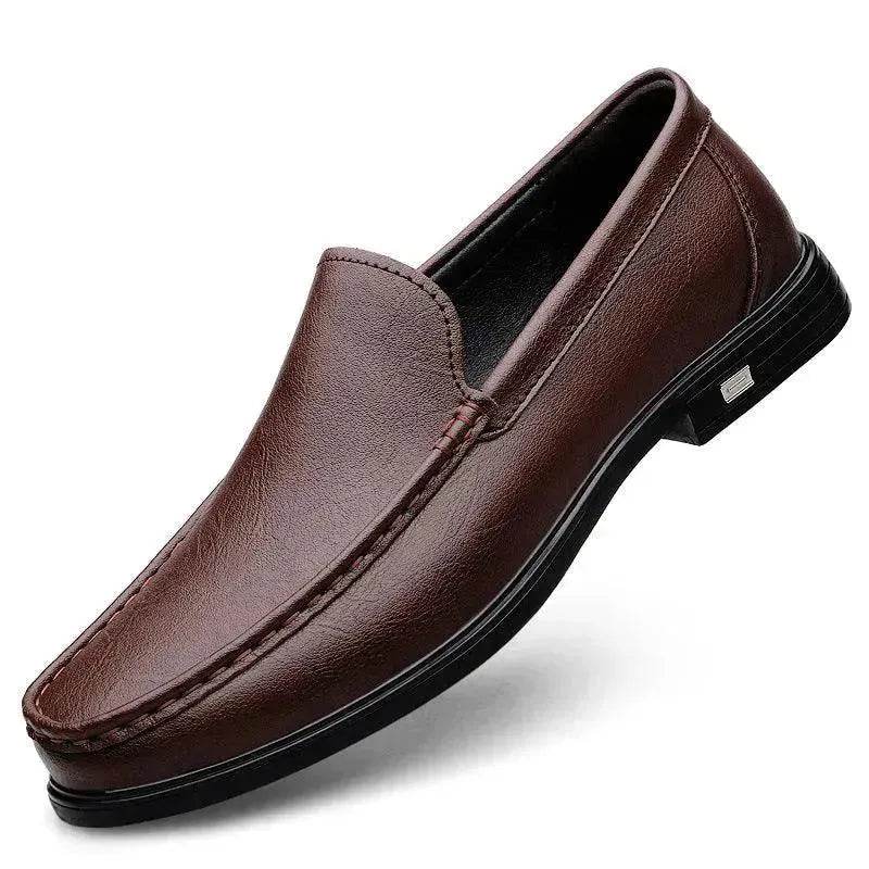 Fashion Cowhide Casual Loafers Men Business Shoe Office Shoe for Men Genuine Leather Shoe for Men - EX-STOCK Canada
