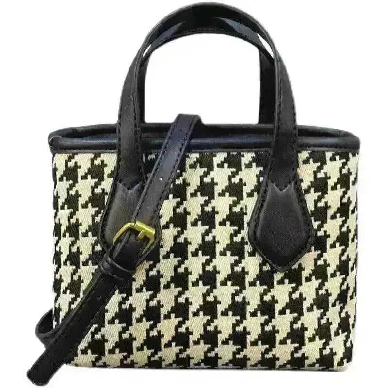 Fashion Houndstooth Single-shoulder Messenger Bag for Women - EX-STOCK CANADA