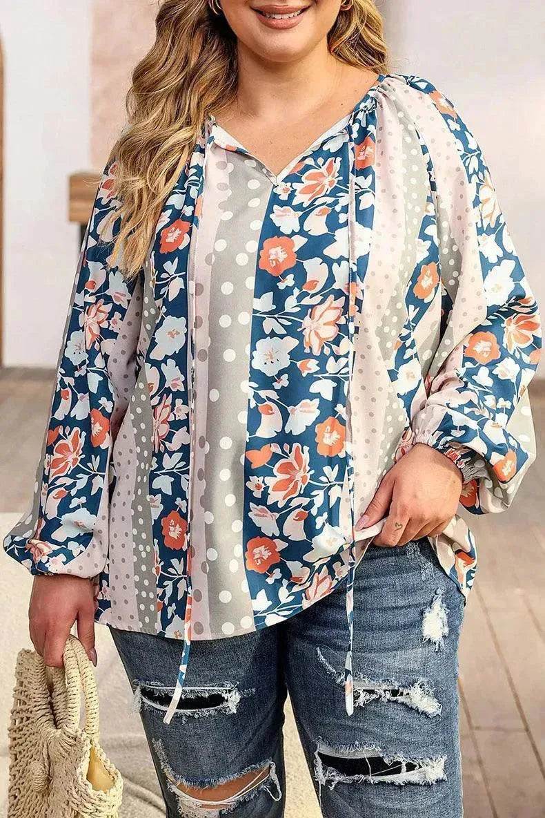 Fashion Loose Printed Long-sleeved Top Women - EX-STOCK Canada