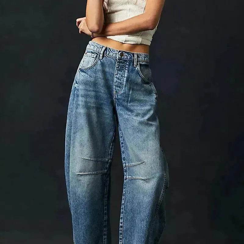 Fashion Loose Wide-leg Pants Summer Sports Straight Casual Cotton Trousers Women's Trouser Pant - EX-STOCK Canada