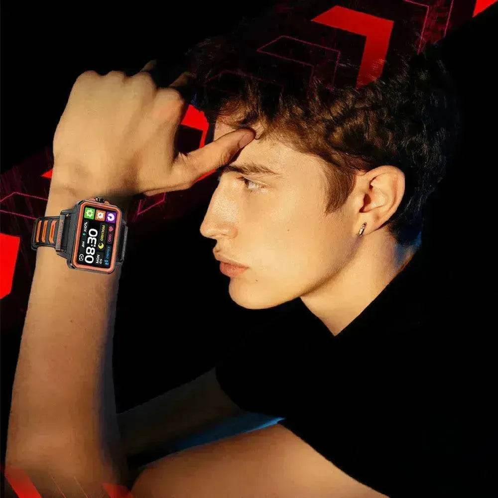 Fashion Personalized Style Smart Watch TFT HD Square Screen Smart Watch for Men - EX-STOCK Canada