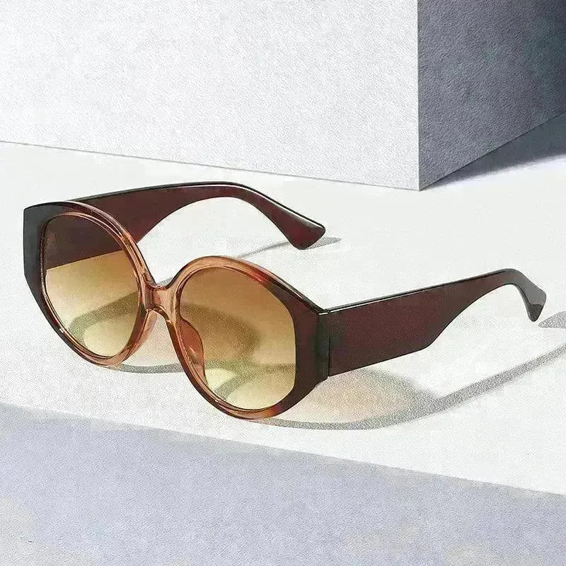 Fashion Round Frame Colorful Sunglasses - EX-STOCK CANADA