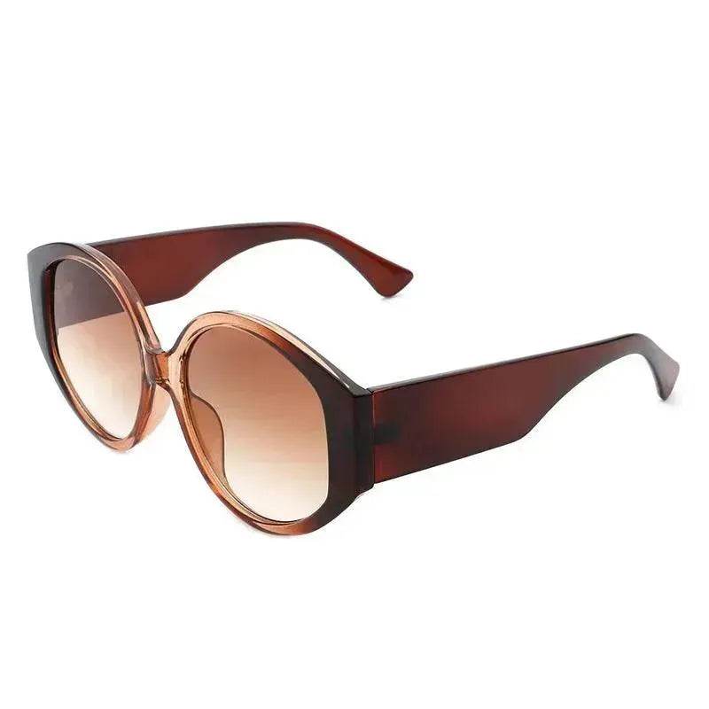 Fashion Round Frame Colorful Sunglasses - EX-STOCK Canada