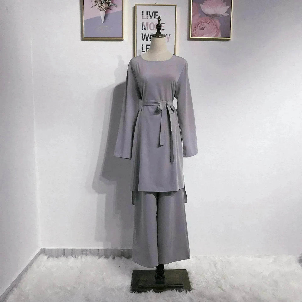 Fashion simple Arab lace up dress - EX-STOCK Canada