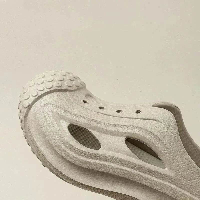 Fashion Thick-soled Clogs Shoes Indoor Floor Slippers Women Men Summer Outdoor Non-Slip Baotou Toe Beach Shoes - EX-STOCK Canada