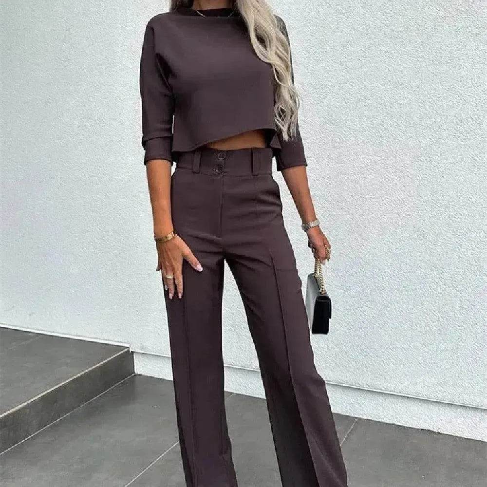 Fashion Tops High Waist Wide Leg - EX-STOCK Canada