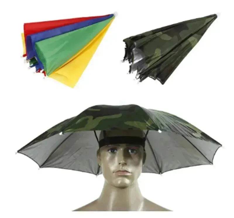 Fashion Trend Hat Umbrella Fishing Stand Umbrella - EX-STOCK Canada