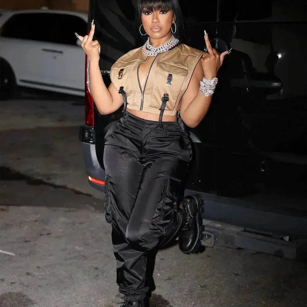 Fashion Trend Women Workwear Vest Top - EX-STOCK Canada