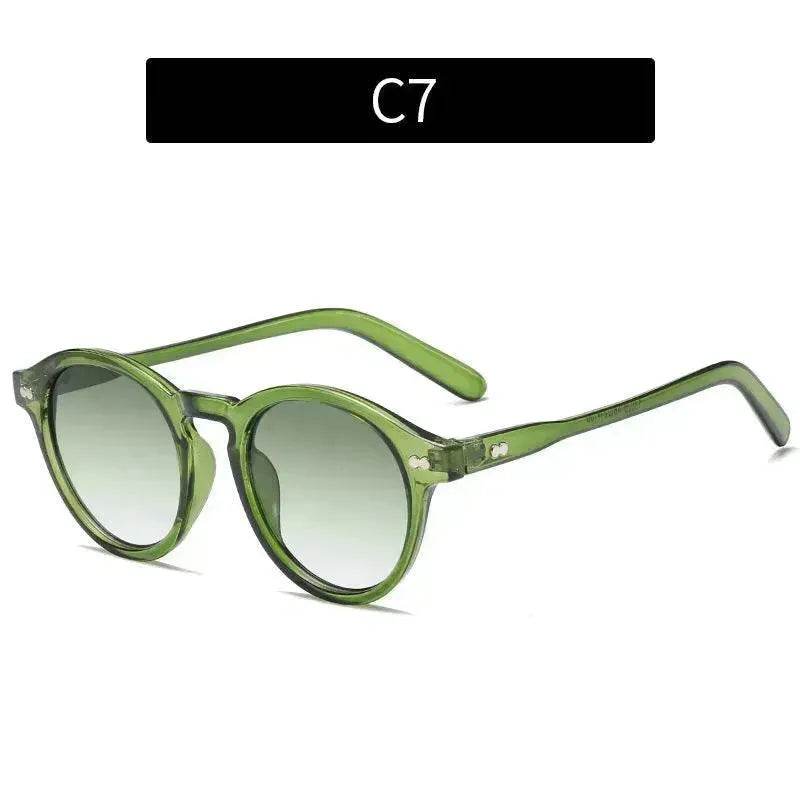 Fashion Vintage Round Frame Sunglasses - EX-STOCK Canada