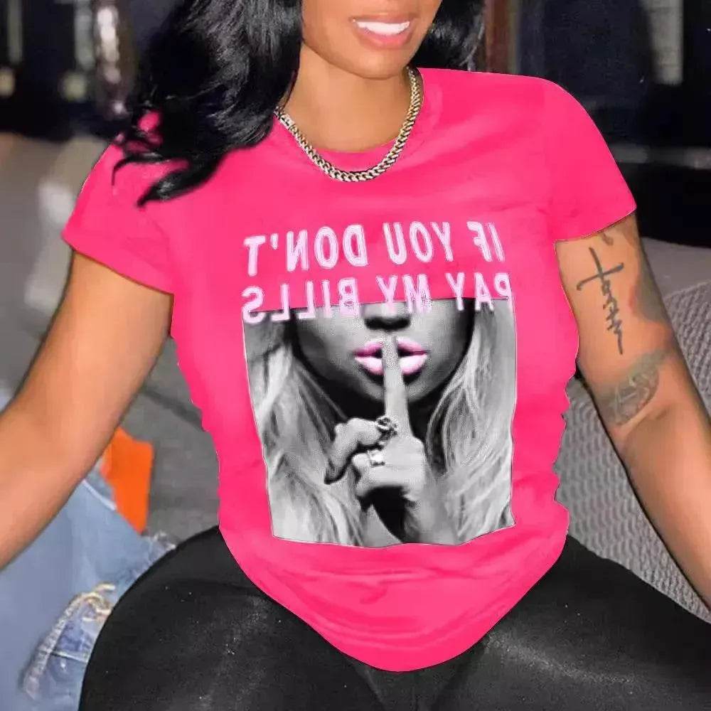 Fashion Women's Wear Printed Short Sleeve - EX-STOCK Canada