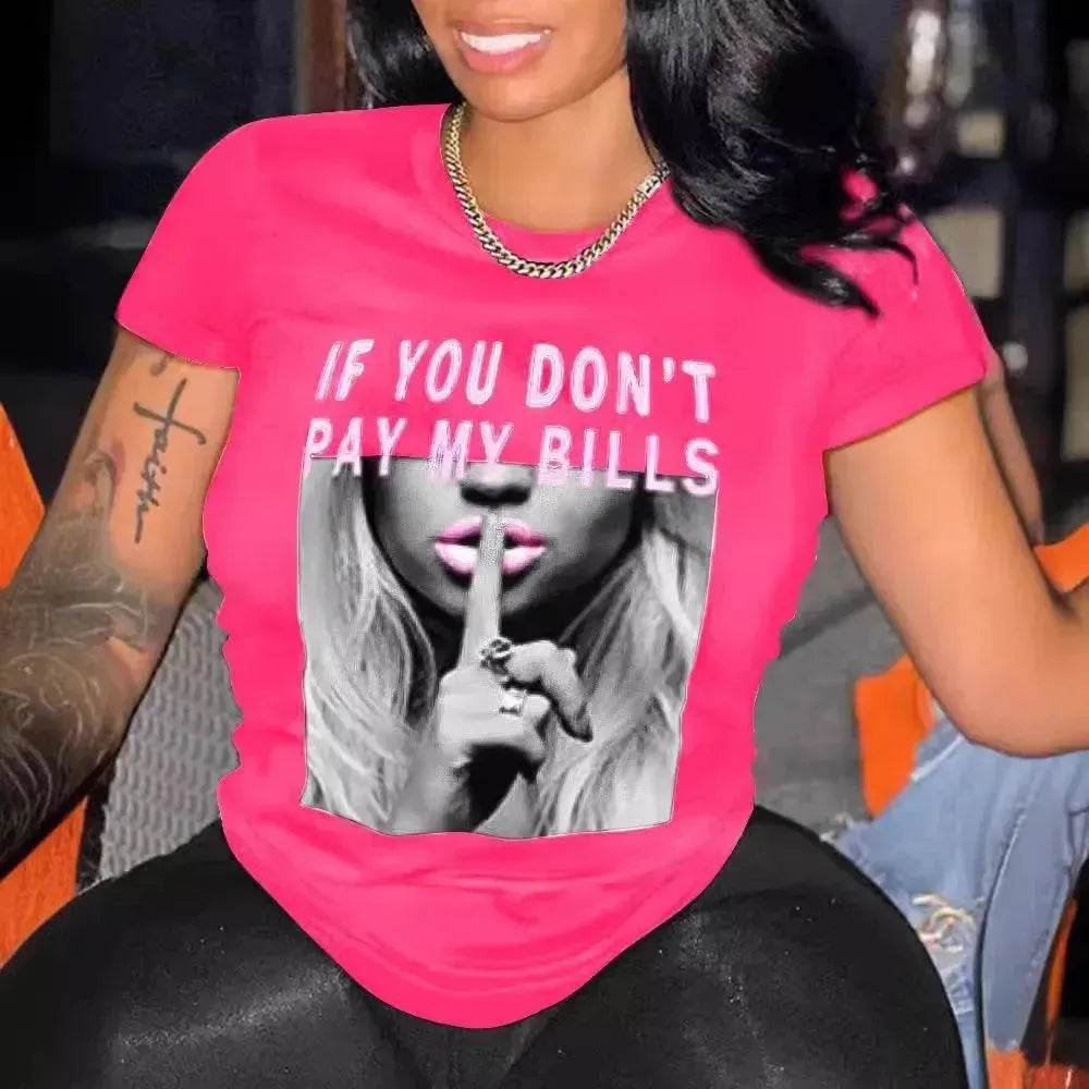 Fashion Women's Wear Printed Short Sleeve - EX-STOCK Canada