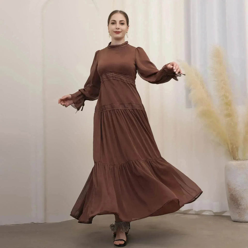Fashionable and Exquisite Abaya maxi Dress for Exquisite Arab Dubai Turkey Middle Eastern Women. - EX-STOCK Canada