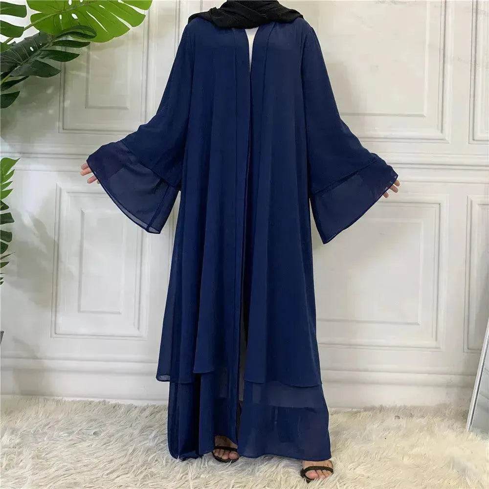 Fashionable Arab Cardigan Chiffon Robe - EX-STOCK Canada