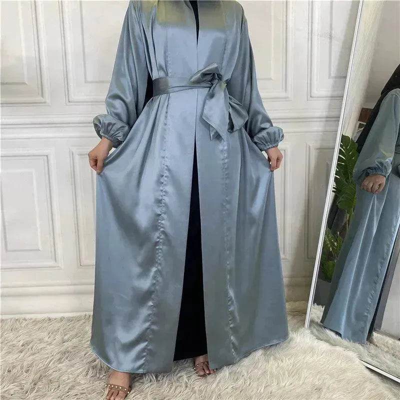 Beaded Arab  Lace Up Cardigan Robe main image 1