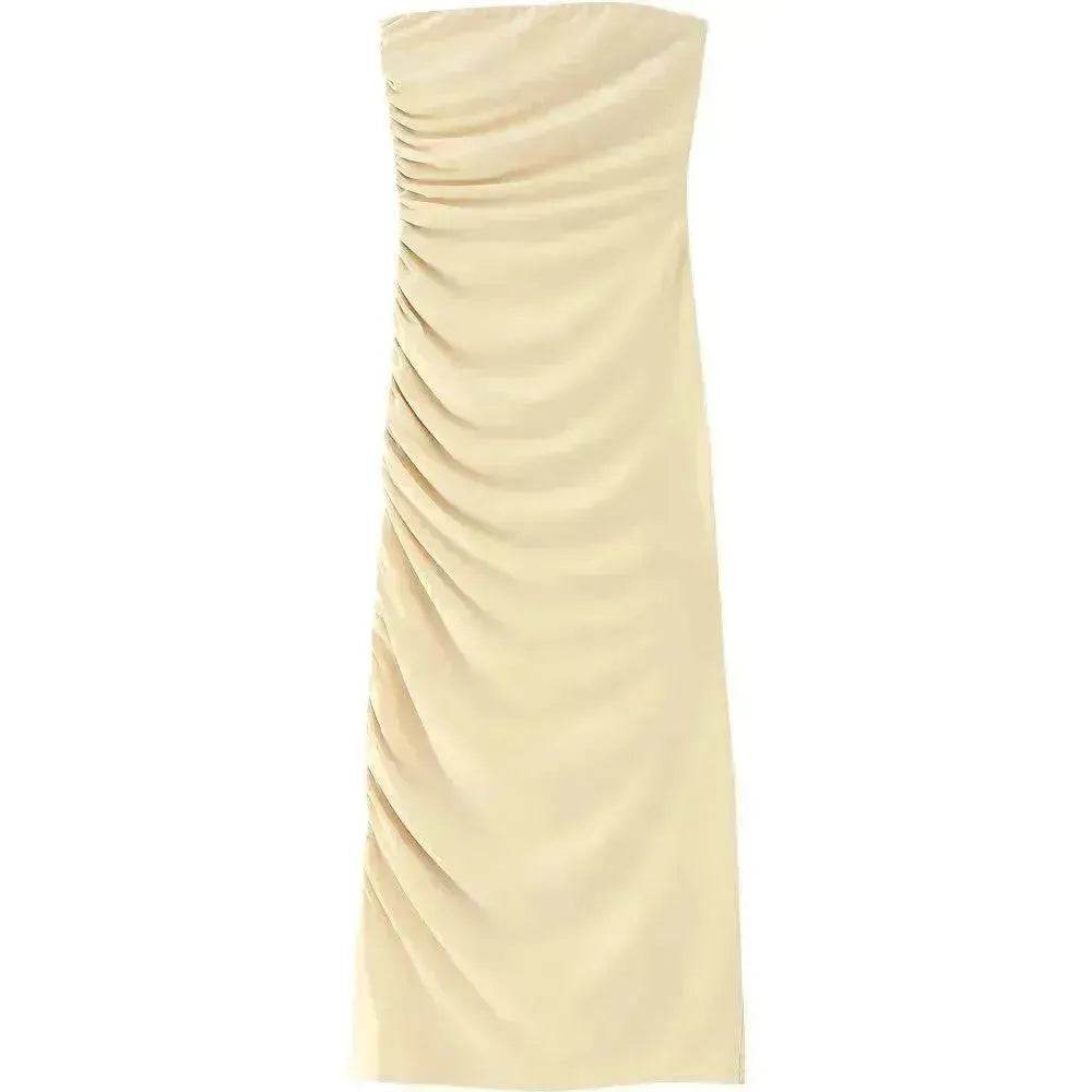 Fashionable New Summer Sleeveless String Women's Dress Midi Dress - EX-STOCK Canada