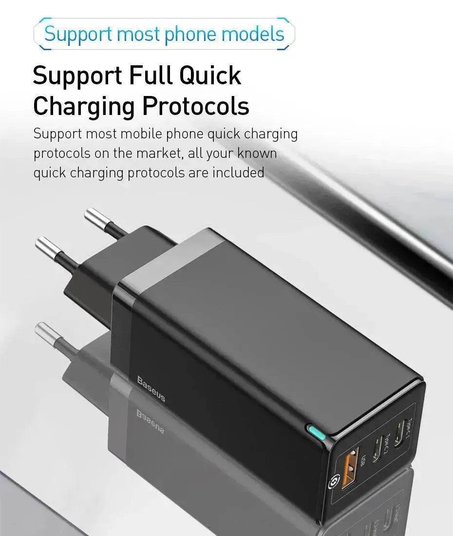 Fast mobile phone charger With USB and Type C port - EX-STOCK Canada