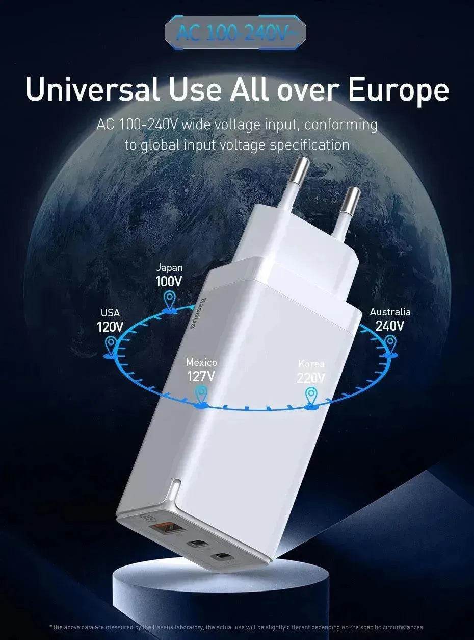 Fast mobile phone charger With USB and Type C port - EX-STOCK Canada