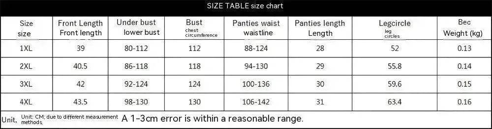 Fat Woman Charming Lingerie Suit - EX-STOCK Canada