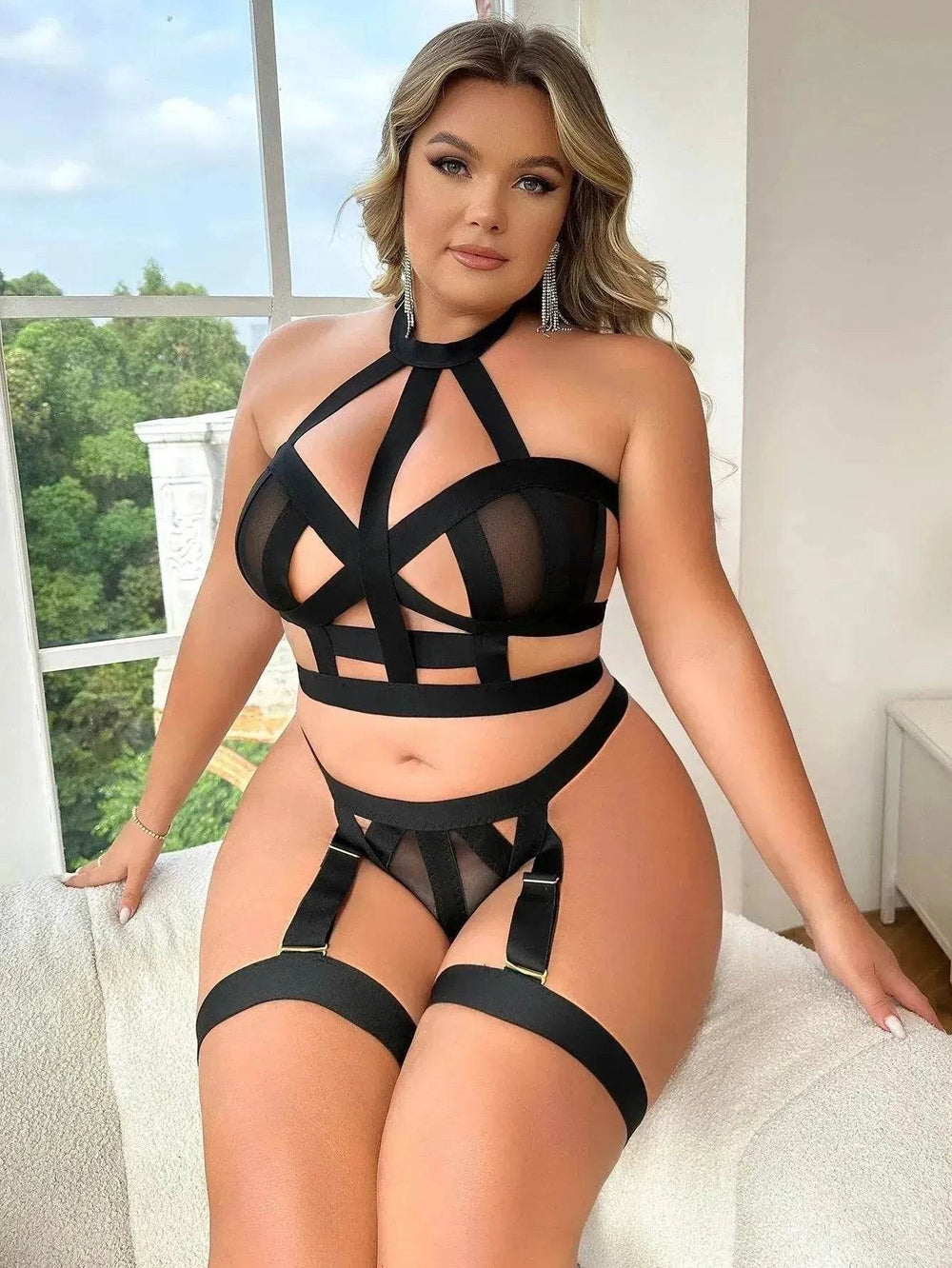 Fat Woman Charming Lingerie Suit - EX-STOCK Canada