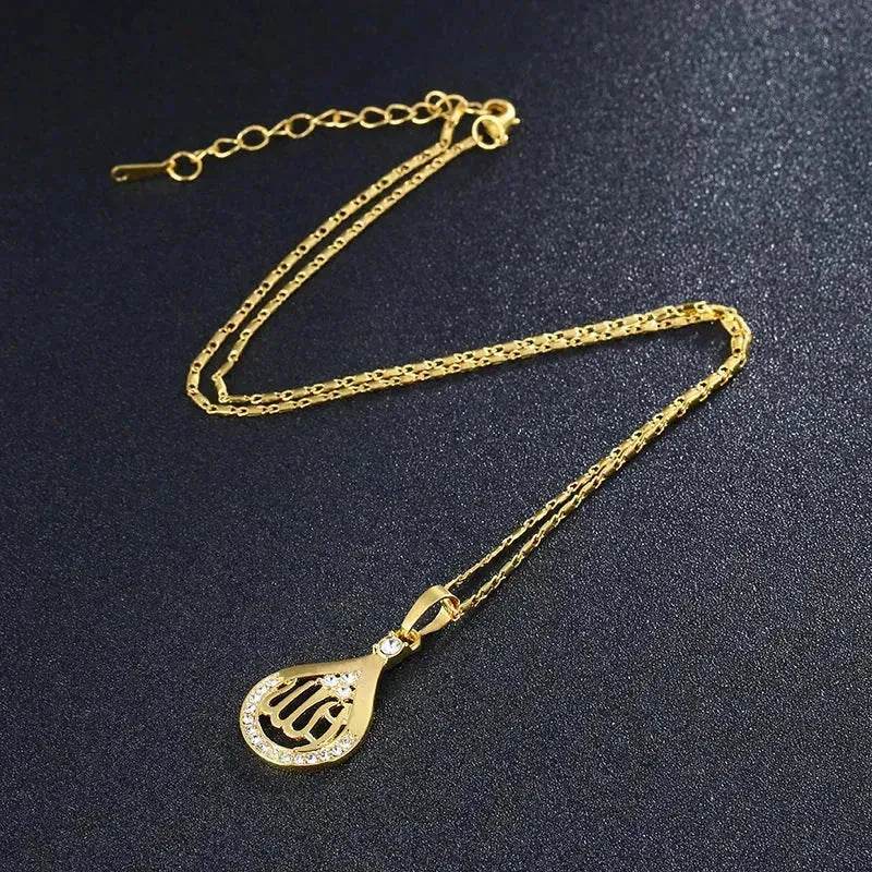 Creative Middle East Drop-shaped Copper Necklace for Wpmen - EX-STOCK Canada