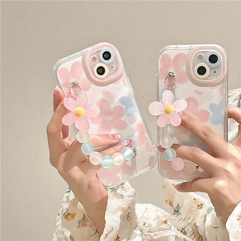 Fashion Flower Bracelet Silicone Phone Case - EX-STOCK Canada