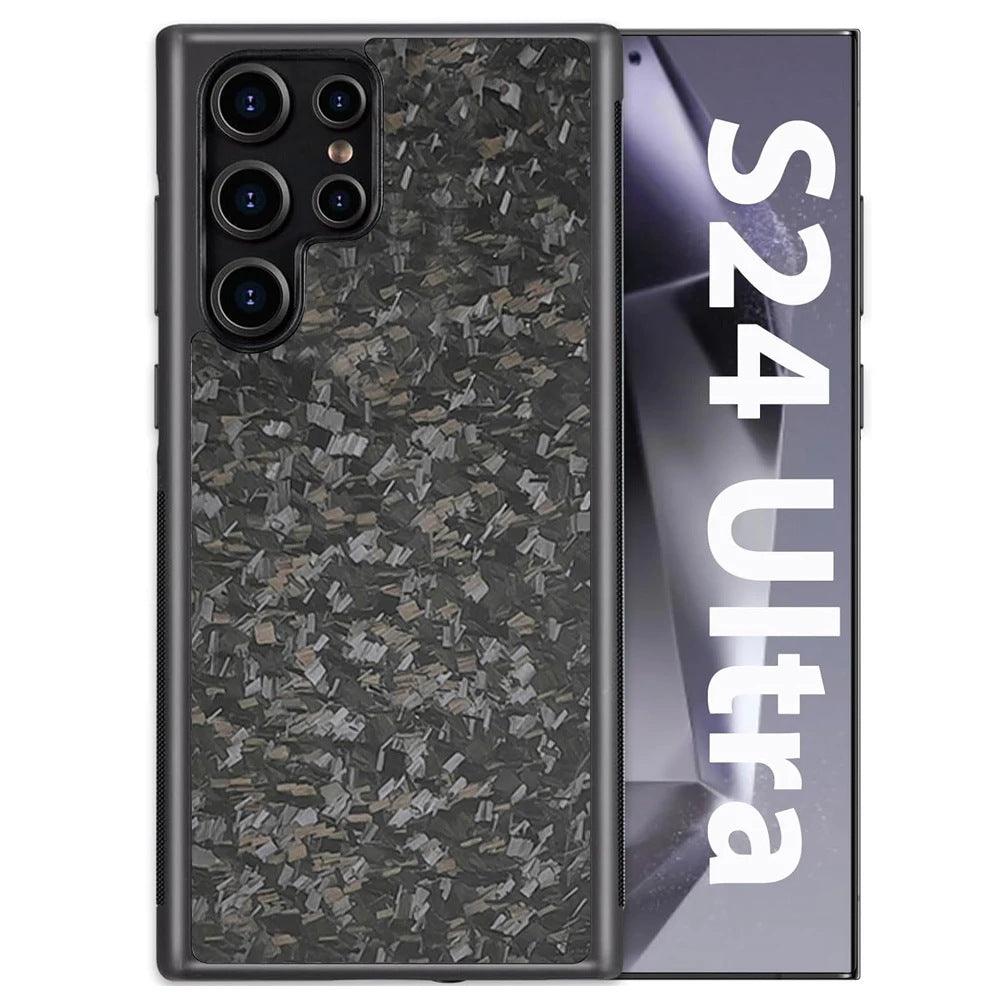 Applicable S24Ultra Phone Case Carbon Fiber Magnetic Ultra-thin Protective Sleeve EX-STOCK Canada