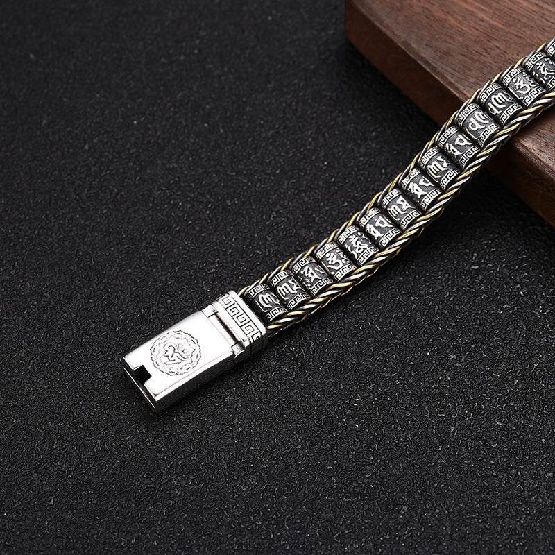 Thai Silver Personality Men's And Women's Trend Turn Bead Bracelet EX-STOCK Canada