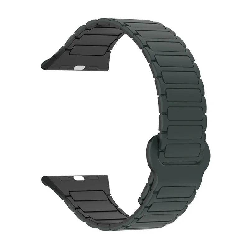 Iwatch Three-plant Silicone Two-color Watch Strap - EX-STOCK Canada
