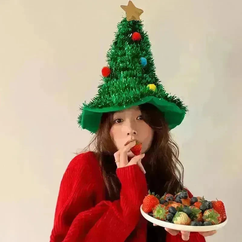 Christmas Tree Hat Party Dress Up Headdress For Taking Photos - EX-STOCK CANADA