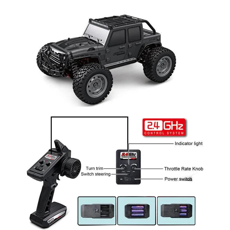 Voiture jouet télécommandée à grande vitesse avec charge complèteEX-STOCK Canada