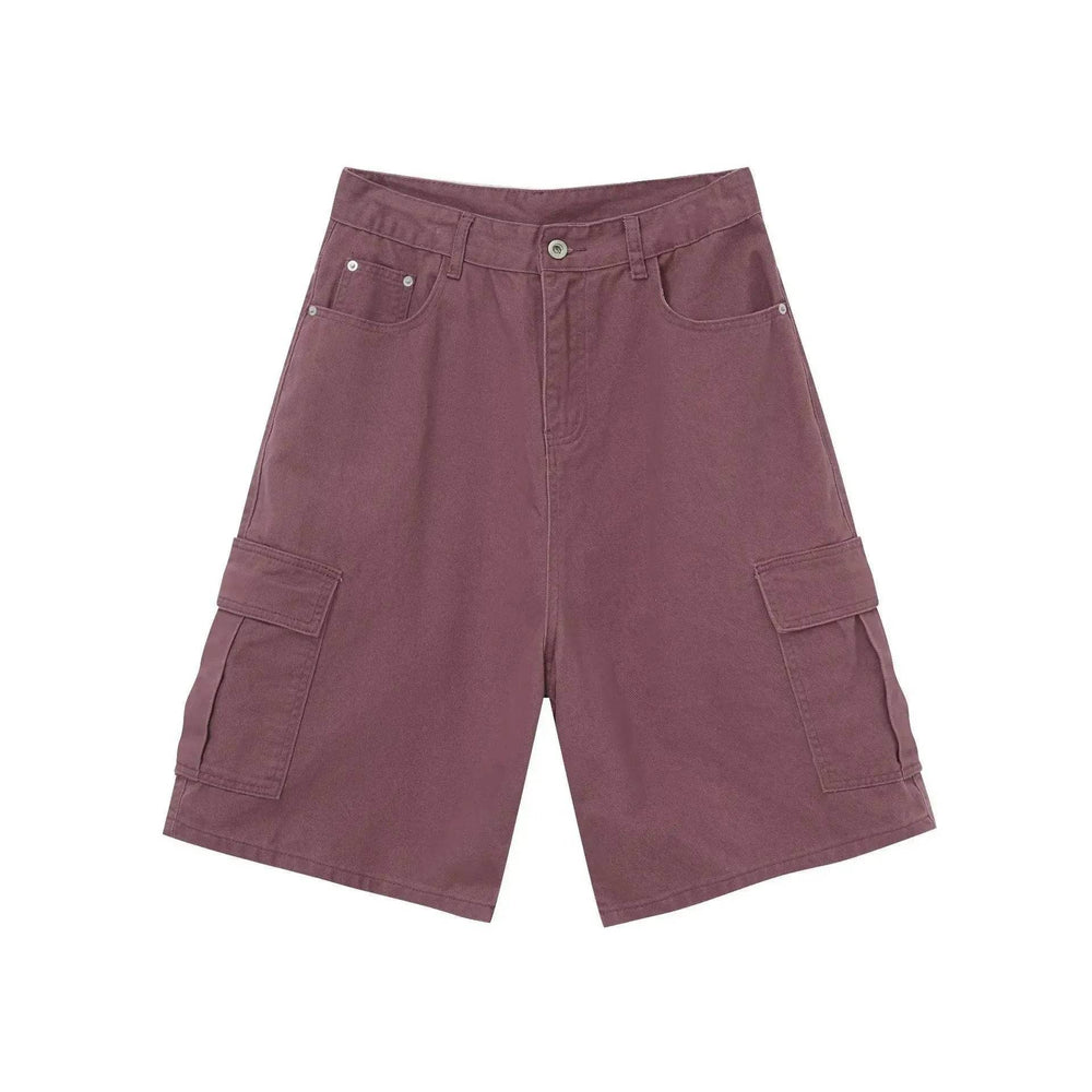 Men's Baggy Dad Shorts Jeans Denim Summer New Straight Wide-leg Workwear Denim Shorts for Men Loose Leisure All-matching Shorts - EX-STOCK Canada