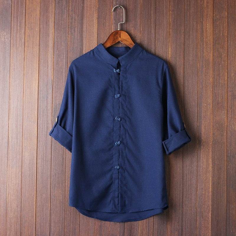 Men's Linen Vintage Plus Size Shirt - EX-STOCK Canada