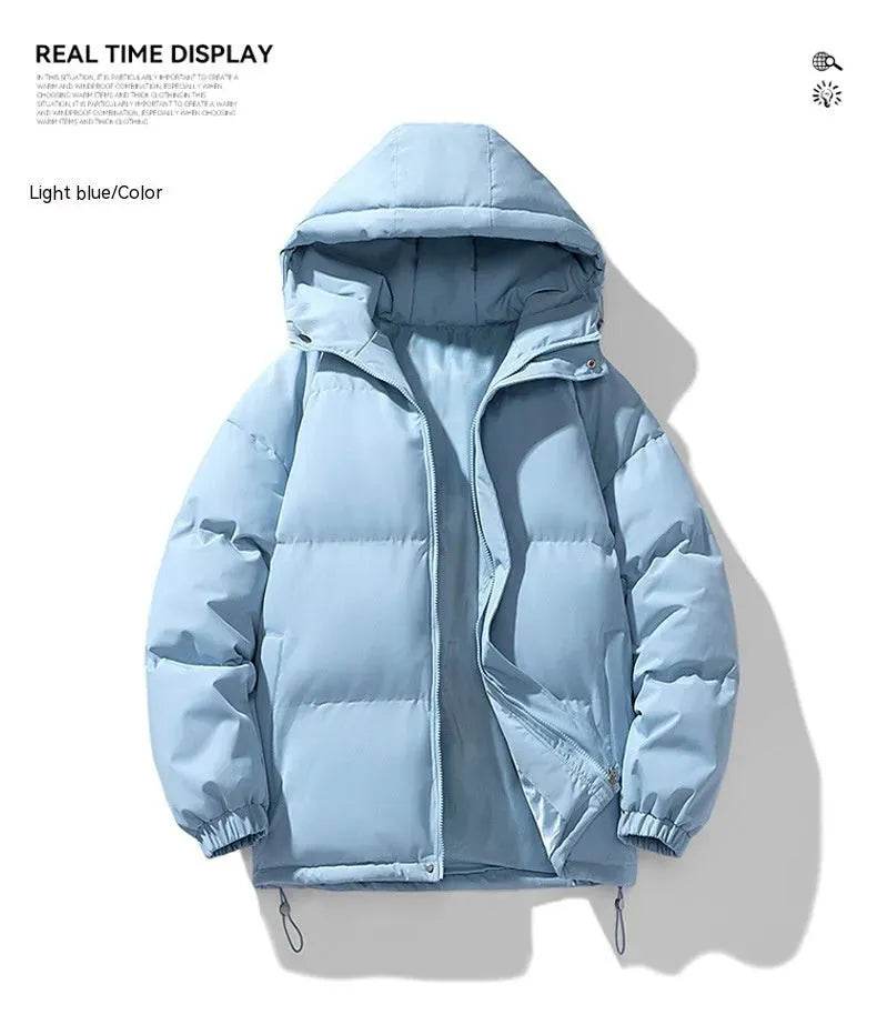 Men's Hoodie Padded Coat Thickened Cotton-padded Clothes Loose Casual Cotton-padded Jacket - EX-STOCK Canada