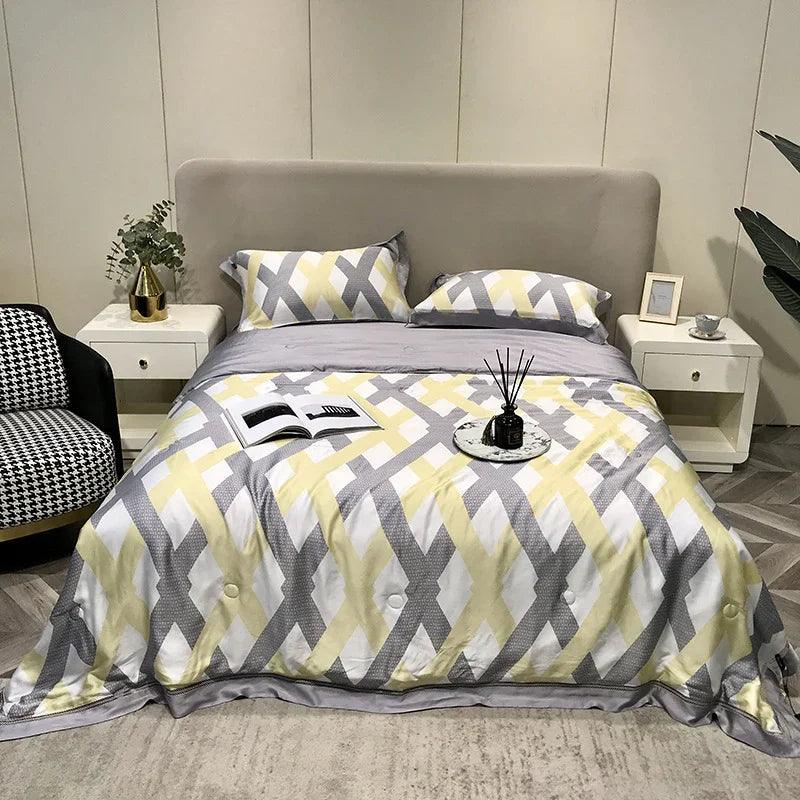 High-end Tencel Summer Cooling Duvet Four-piece Set EX-STOCK Canada