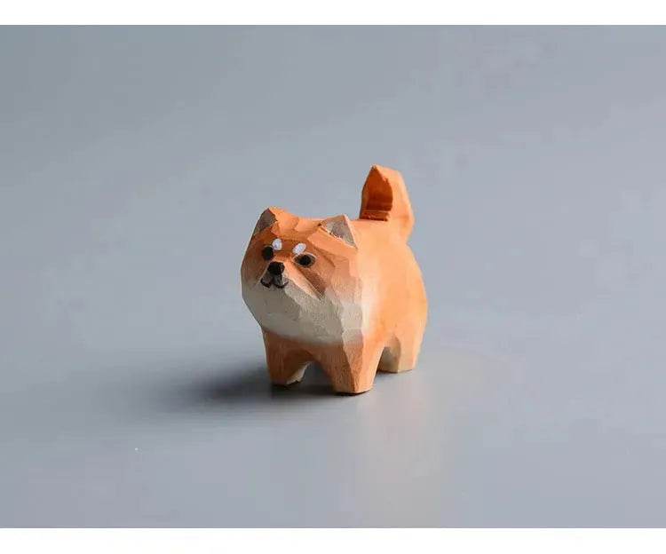 Creative Decorative Hand carved wooden Cat Trinkets Ornaments - EX-STOCK Canada