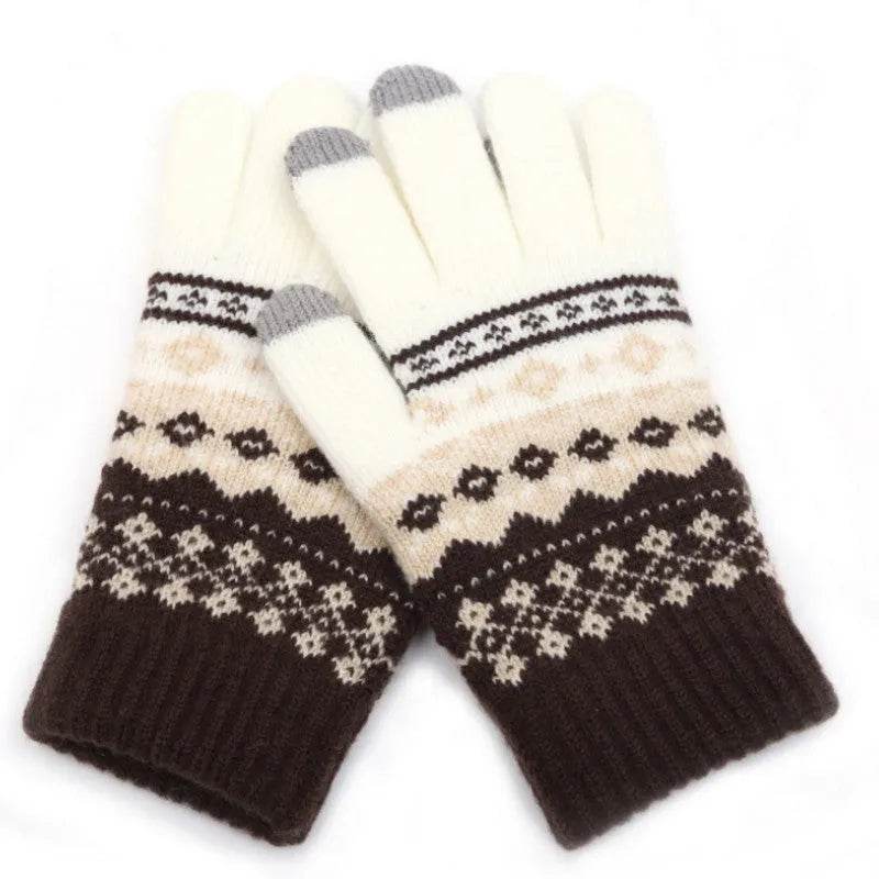 Couple knitted gloves touch screen gloves - EX-STOCK Canada