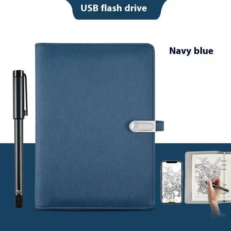 Handwriting Paper Screen Synchronization Smart Fingerprint Lock A5 Notebook - EX-STOCK Canada