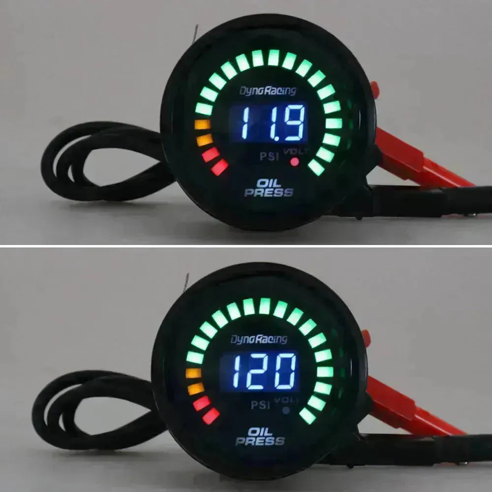 Gauge de pression d'huile réaménagée automobile avec capteur