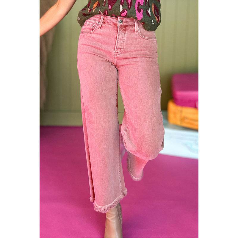 European And American Leisure Versatile High Waist Zipper Jeans EX-STOCK Canada