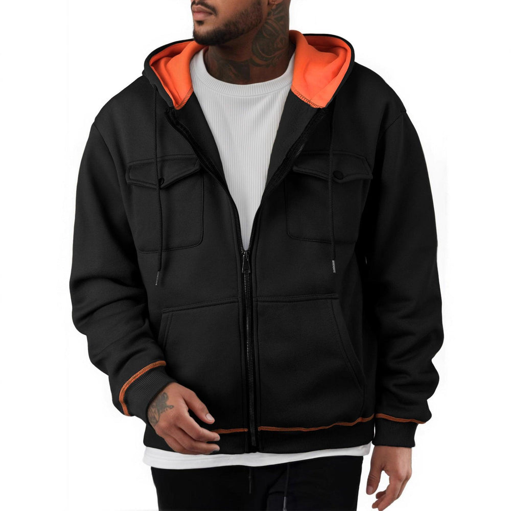 Suéter casual con cremallera para hombre de talla grandeEX-STOCK Canada