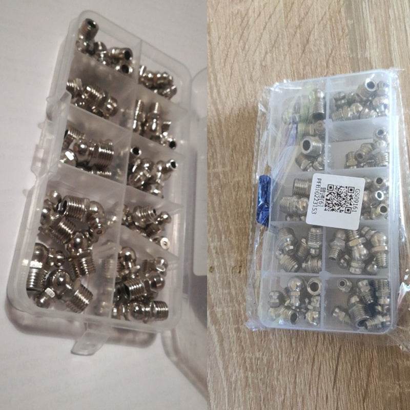 Boxed Straight Bend Grease Nipple Universal Lubrication Set - EX-STOCK Canada