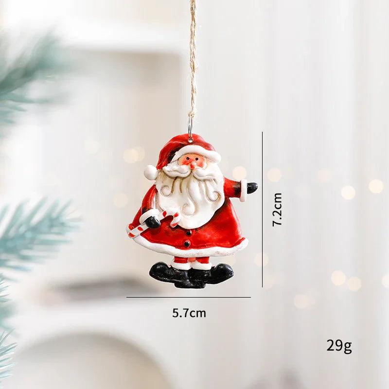 Décorations de Noël Vieux Bonhomme de Neige Bonhomme en Pain d'Épice Petit PendentifEX-STOCK Canada