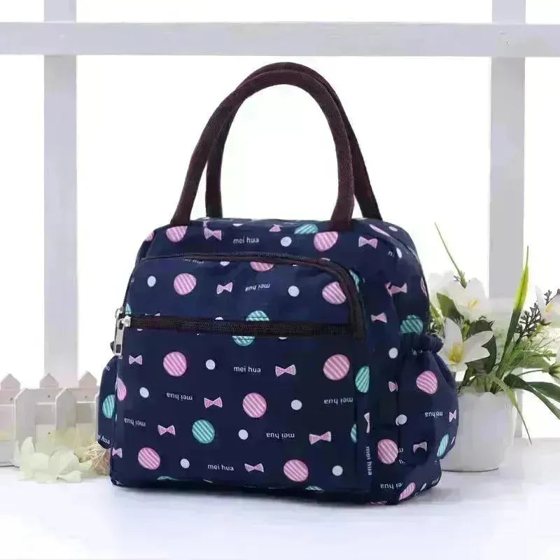 Borsa per il pranzo addensato portatile impermeabile delle donne