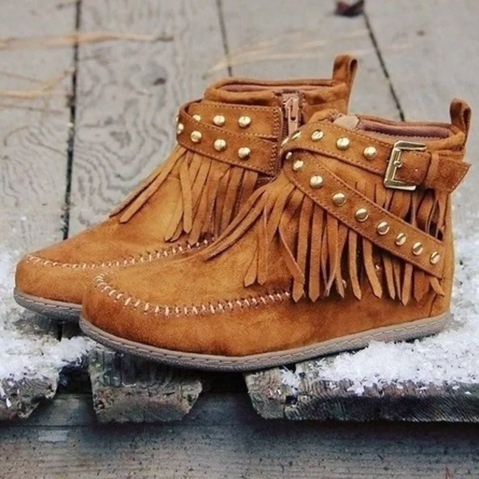Women's casual suede ankle boots