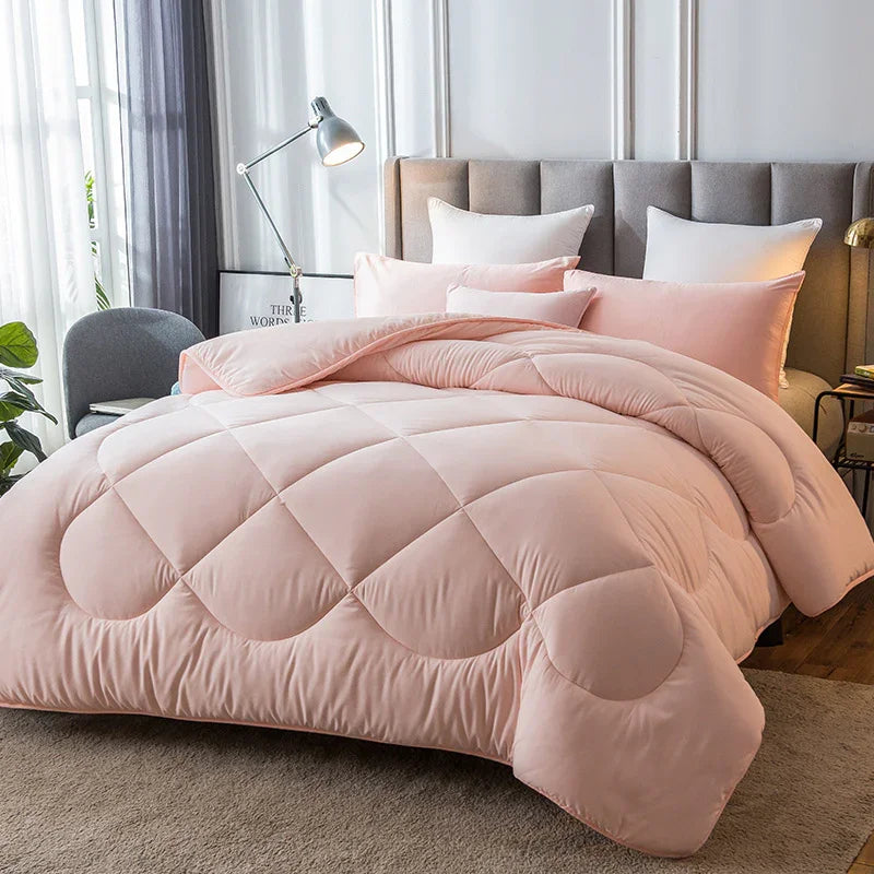 Simple Style Embroidered Skin-friendly Down Velvet Duvet EX-STOCK Canada