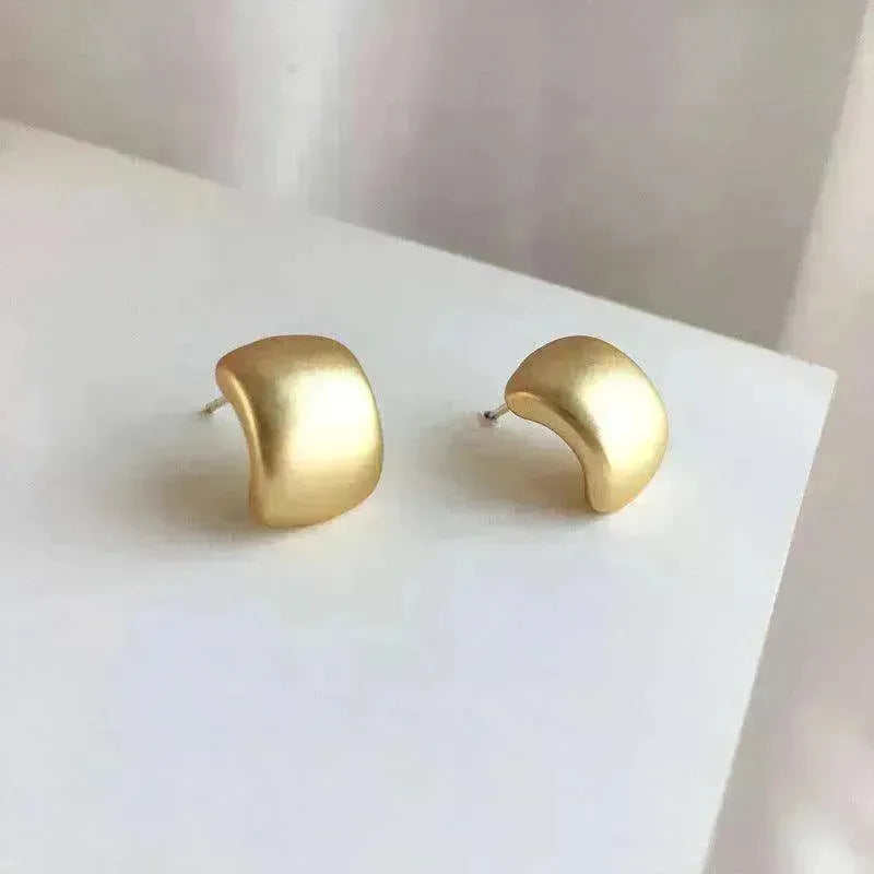 pendientes estilo coreano chapados de mujer - EX-STOCK CANADA