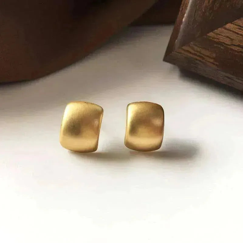 pendientes estilo coreano chapados de mujer - EX-STOCK CANADA