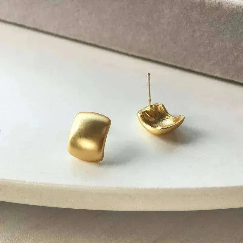 pendientes estilo coreano chapados de mujer - EX-STOCK CANADA