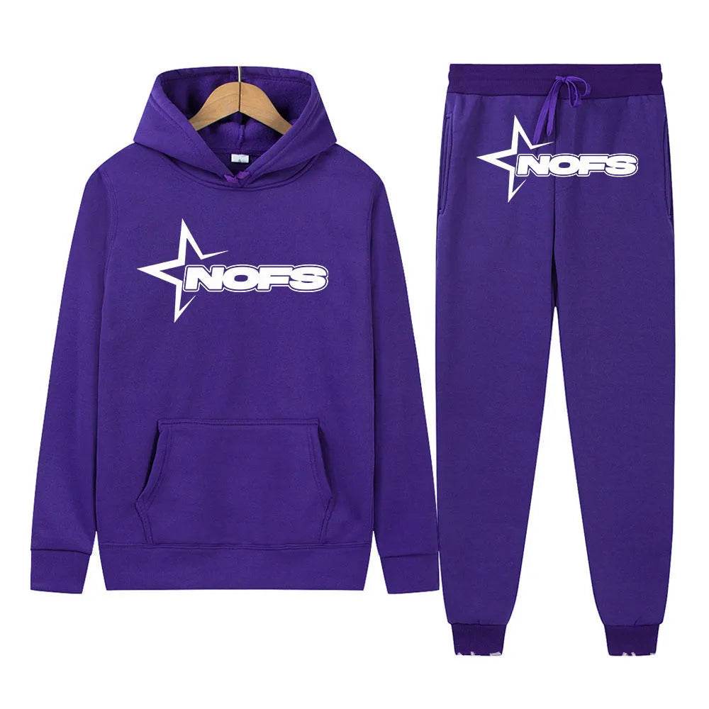 2 pcs Gothic Punk Rock Streetwear Hoodie Outfit set Unisex - EX-STOCK Canada