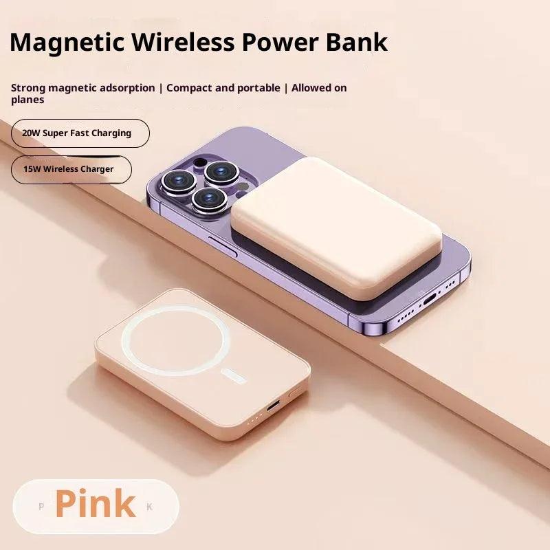 Power Bank Wireless Magnetico a Ricarica Rapida BidirezionaleEX-STOCK Canada